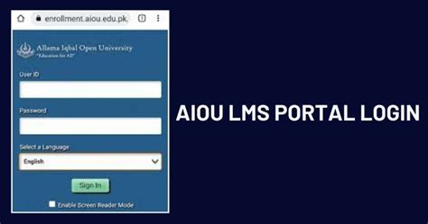 lms aiou|aiou lms portal sign in.
